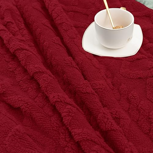 Miniatura 6 de Easy-Going Funda de sofá biplaza de 80 x 118 pulgadas, funda de terciopelo jacquard para sofá de 2 cojines, fundas seccionales en forma de L para