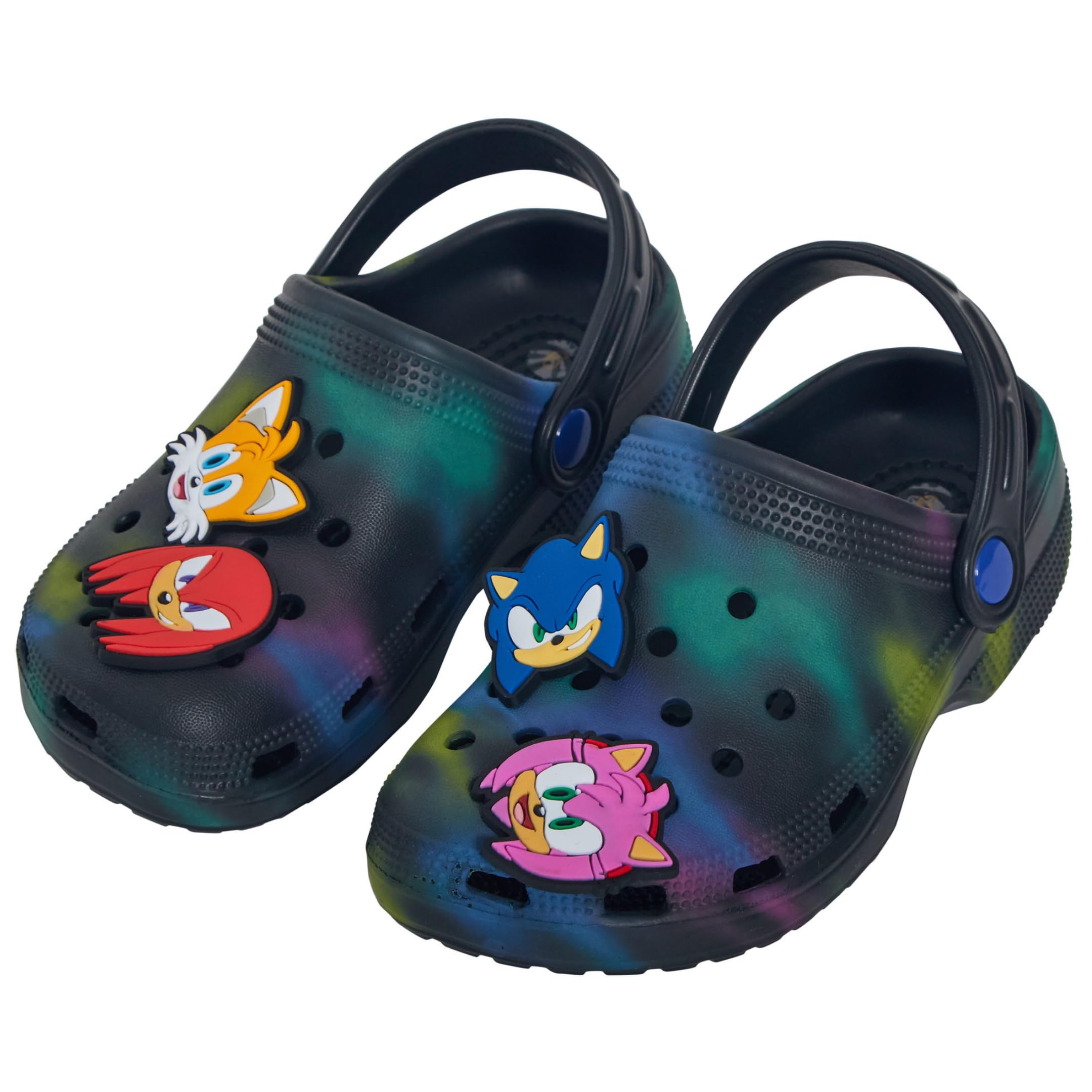 Sonic The Hedgehog Zoccoli Charms Ragazzi Ragazze Sandali Bambini Estate Ciabatte con Cinturino alla Caviglia Scarpe da Spiaggia
