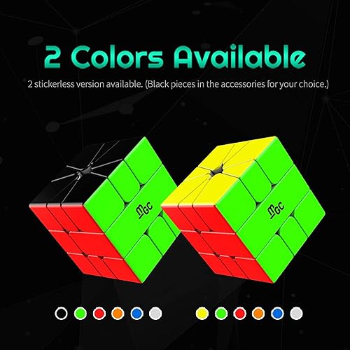 Miniatura 3 de CuberShop MGC SQ1 Cubo de velocidad magnético cuadrado uno sin calcomanías, YJ en forma profesional SQ-1 rompecabezas mágico sin calcomanías, MGC