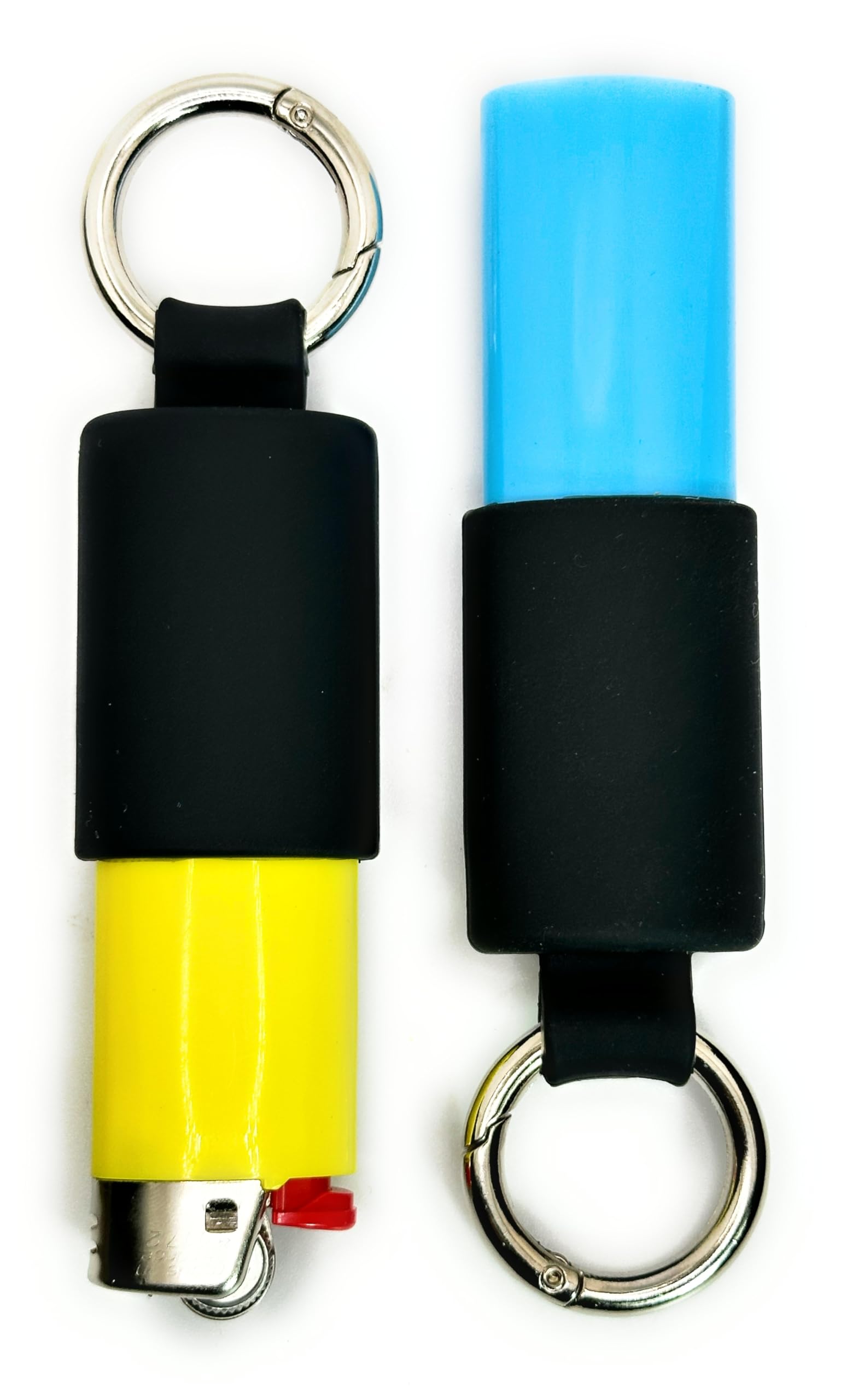 Buy Keychain Lighter Holders 2 Pack 16 Colors Lighters Not