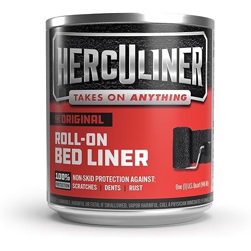 J-B Weld HERCULINER Truck Bed Liner, Black, 1 Quart