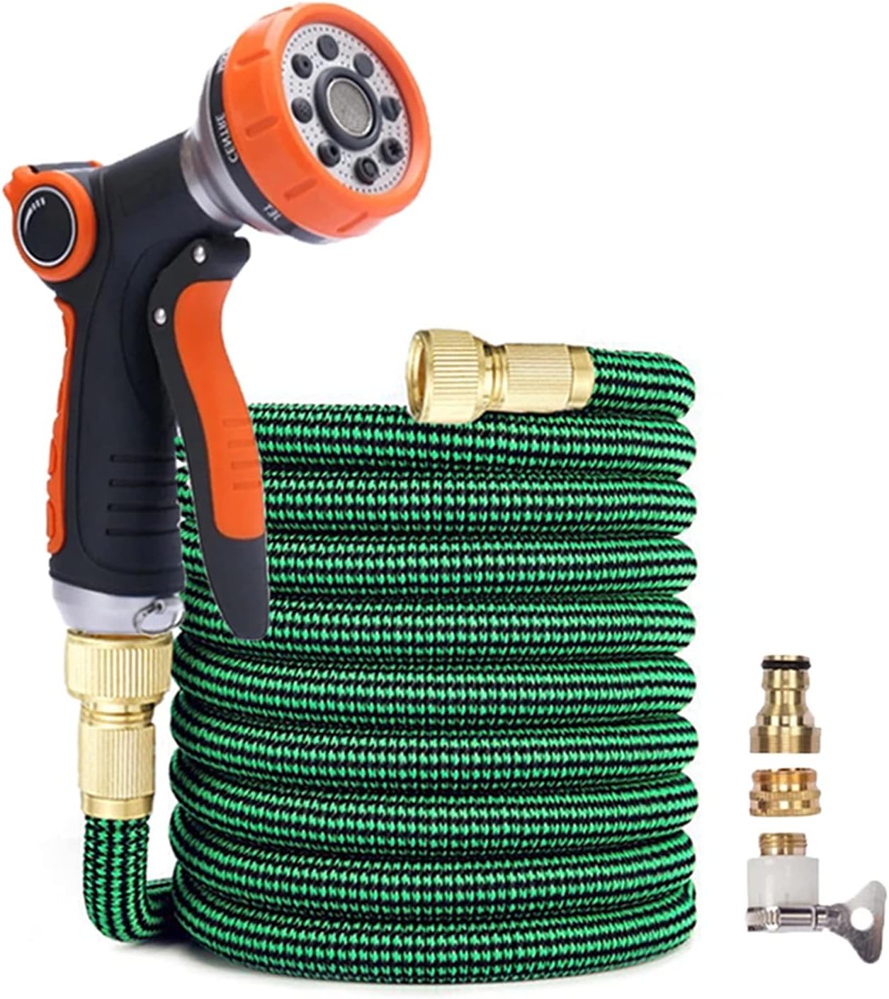 benliestore High Pressure Garden Hose Water Gun Set Watering Irrigation Plastic