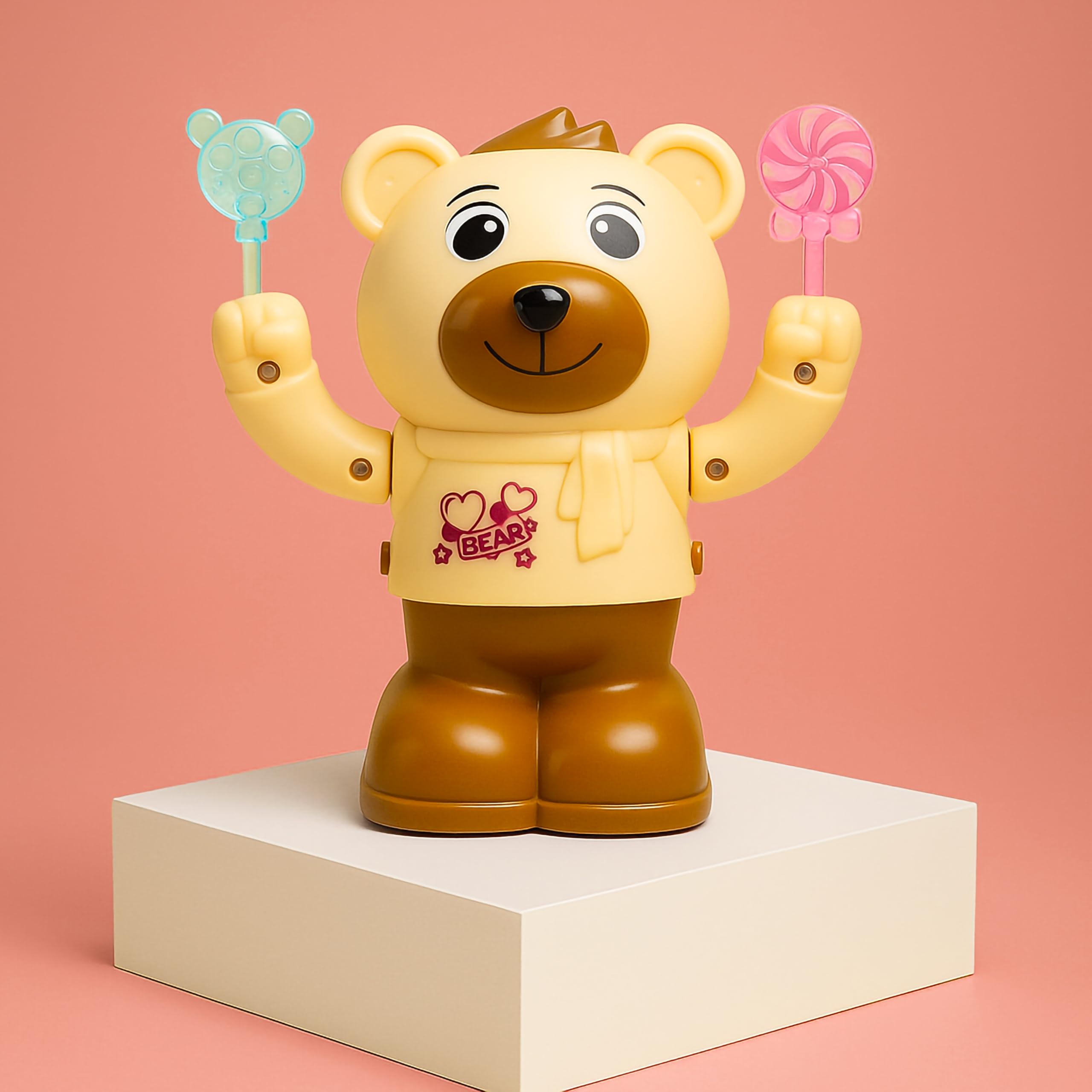 Buy VGRASSP Dancing Tumbling Teddy Bear Toy for Kids with Lights