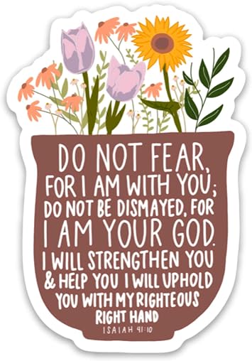 fridge magnet | Religious magnets | Christian faith fridge magnets | Bible verse quote magnets | Isaiah 4110 do not fear