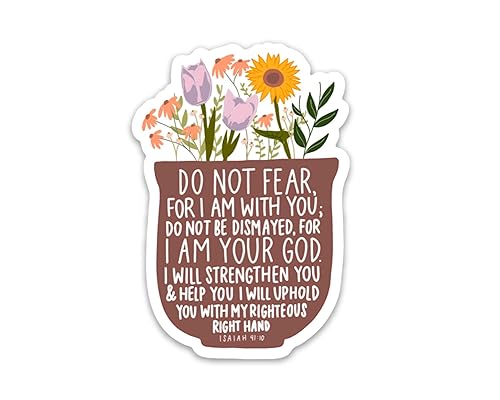 Miniatura 1 de Religious magnets  Christian faith fridge magnets  Bible verse quote magnets  Isaiah 4110 do not fear