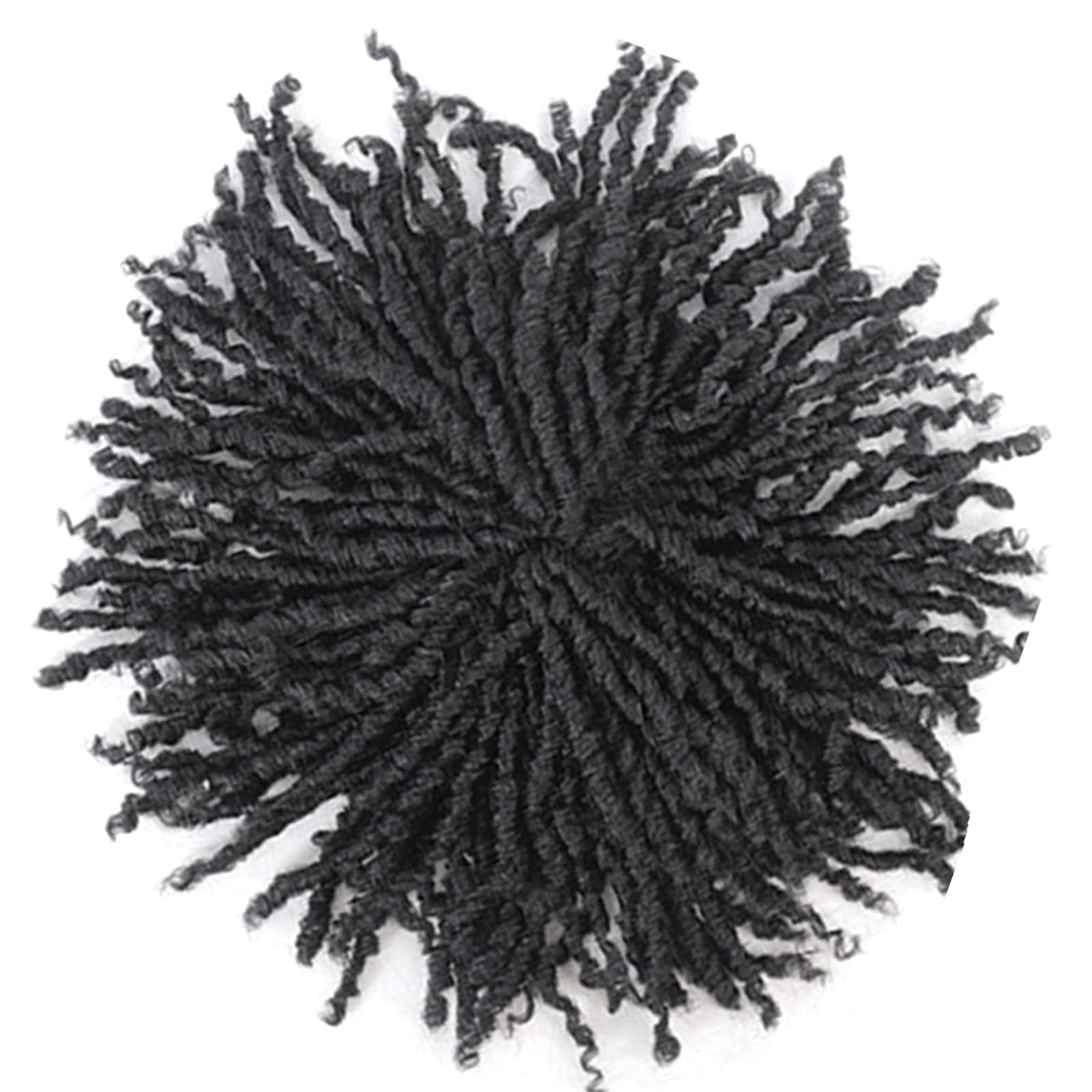 Maxtonser Lightweight Curly Synthetic Braiding Hair Elastic Hairpiece Breathable Design For Dreadlocks And Hair Extensions