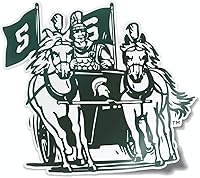 Vista 12 de Adhesivo de vinilo rojo resistente a la intemperie de Lobos de la Universidad de Nuevo México de la UNM Nudge Printing