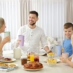 Unbreakable Plastic Tumbler Cups(15 Ounces )And(20 Ounces),Reusable Wheat Straw Drinking Cups 10-Piece, Dishwasher Safe Suitable For Kids And Adults