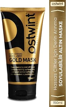 Ostwint Professional Peeling Gel, Soyulabilir Altın Maske 150ml Aydınlatıcı, Canlandırıcı, Pürüzsüzleştirici