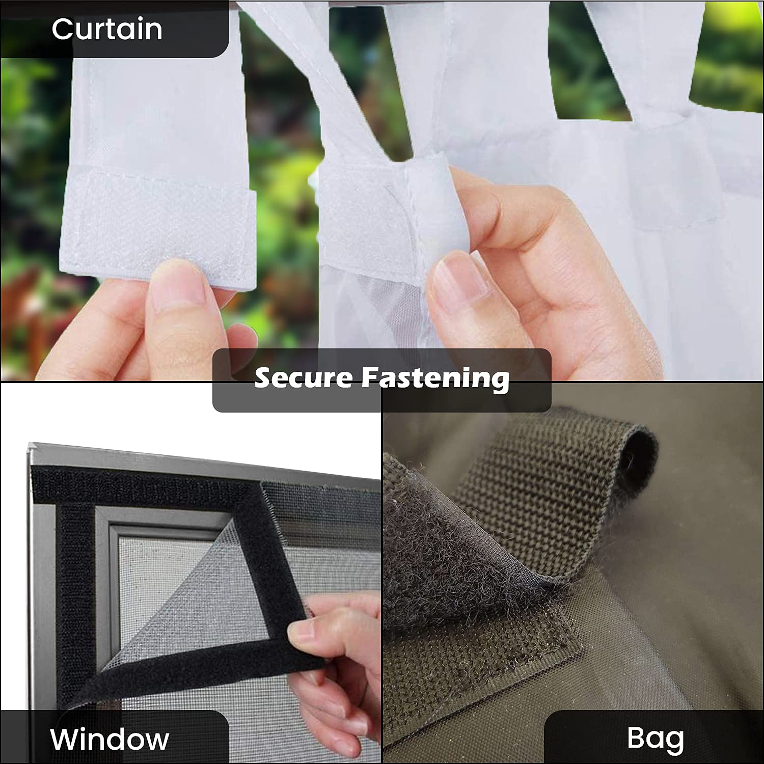 Matenf Tiras De Velcro Para Coser, 1 Pulgada De Ancho, Facil | Cuotas