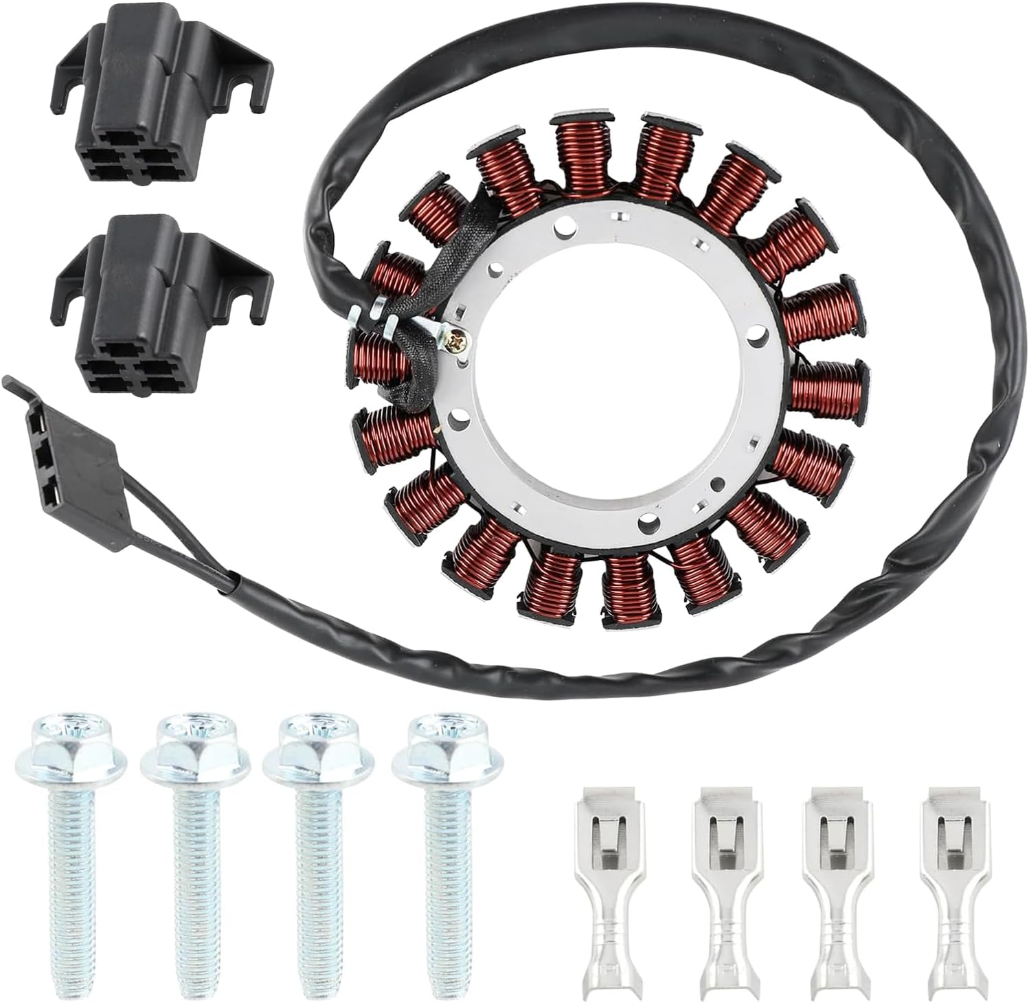 MOTOALL Complete Stator w/Connectors 2808502S Fit for Kohler Replaces # 28-085-02-S 2808502
