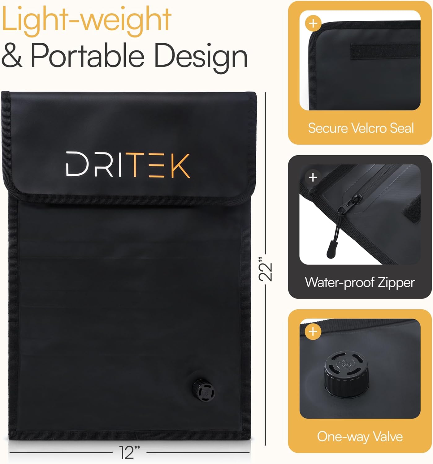 Wet Gym Clothes Bag Waterproof - Odor, Smell Proof Wet Bag for Swimsuit & Gym Use, Designed for Sweaty Clothes - Gym Laundry Bag - Ideal for Travel, Swimming, And Sports!