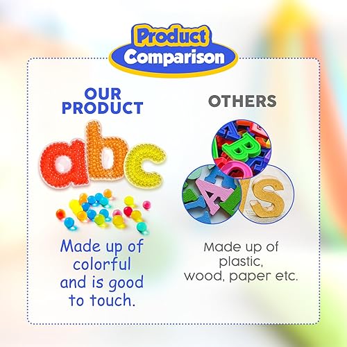 Miniatura 4 de Juguetes sensoriales letras del alfabeto, herramientas de material de aprendizaje ABC para imprescindibles, juguetes sensoriales antiestrés para