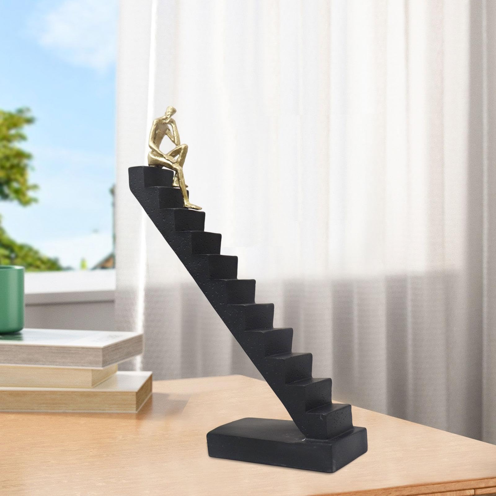 Escultura De Escalera De Resina Carácter Abstracto,Estilo C
