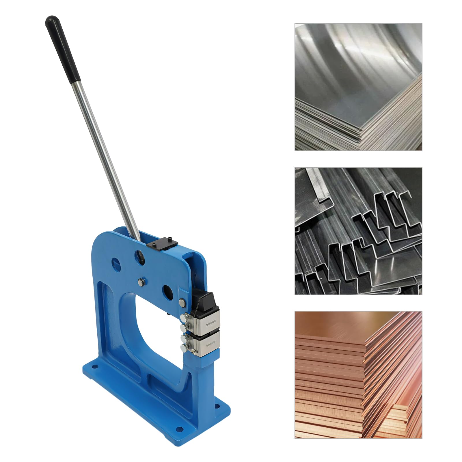 Narzędzie do rozciągania metalu, 2 w 1 SS-16, giętarka 16 Gauge, 21,5 cm, blejtrak do głębokiego gardła, wykonanie z uchwytem, do żelaza, mosiądzu, miedzi, aluminium