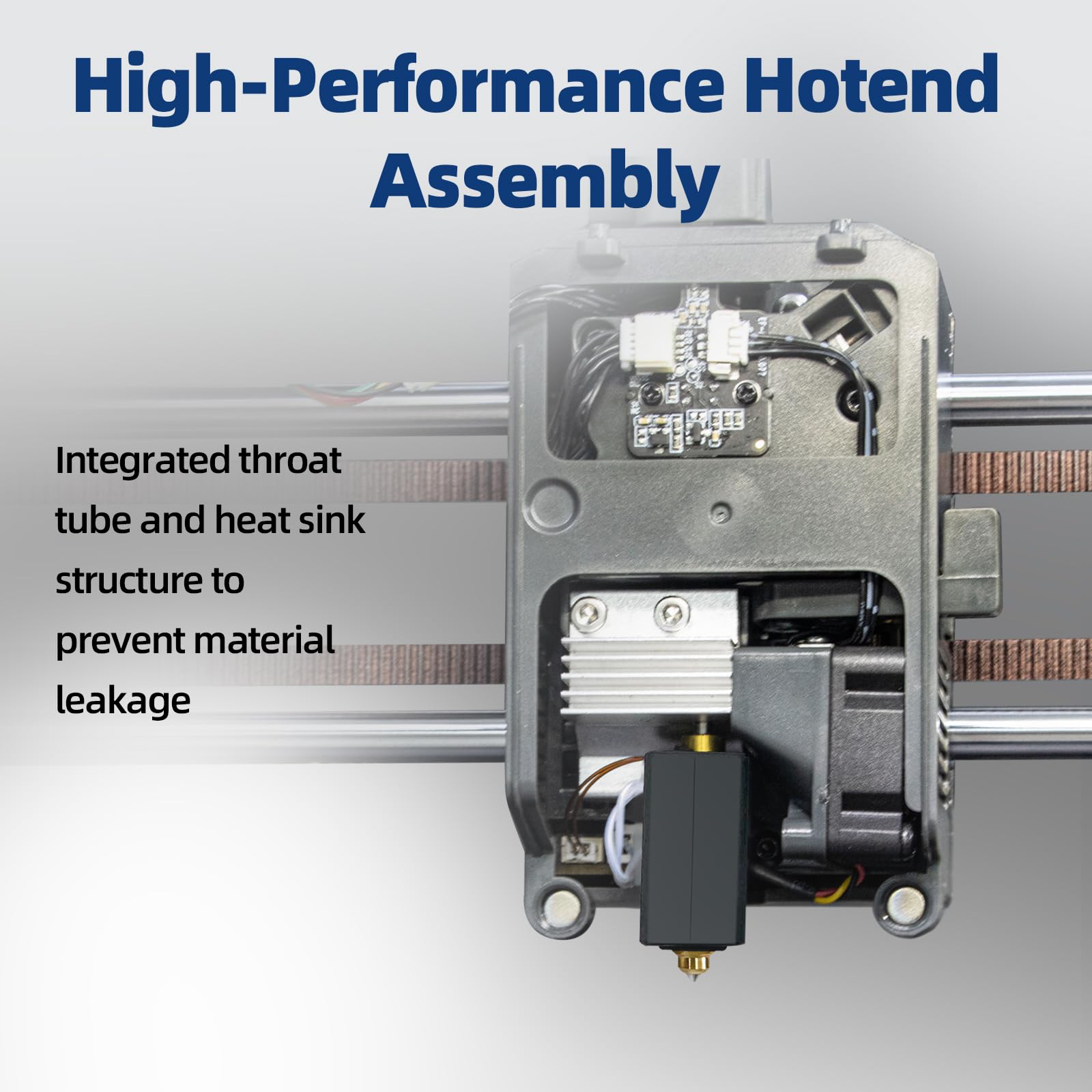 IdeaFormer Centauri - Set di 6 hotend in carbonio per Elegoo, estrusore testina di stampa hot end con ugello in acciaio temprato da 0,4 mm e 0,6 mm, 3 spazzole per Elegoo Centauri Carbon