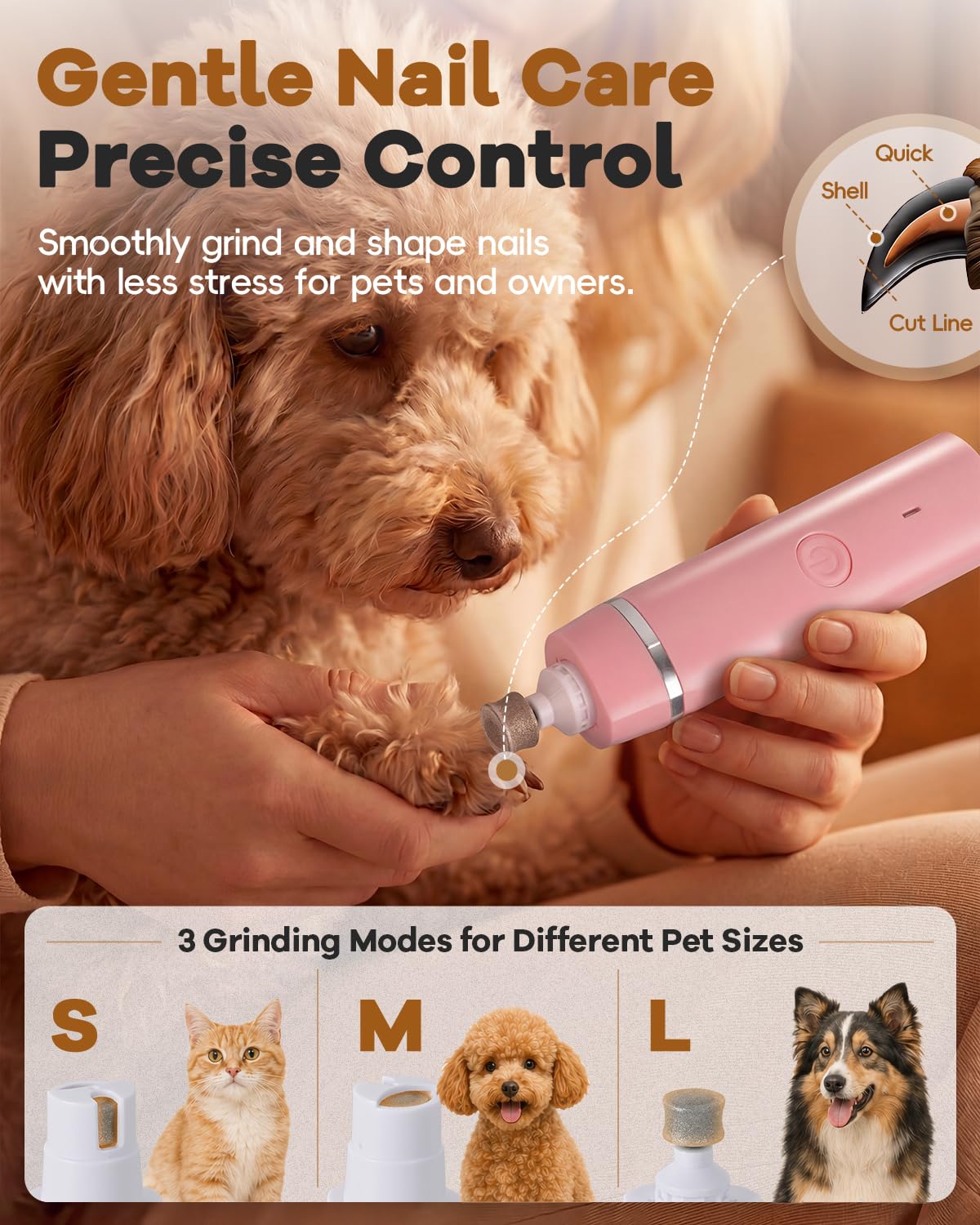 Veeconn Rechargeable Cat Grooming