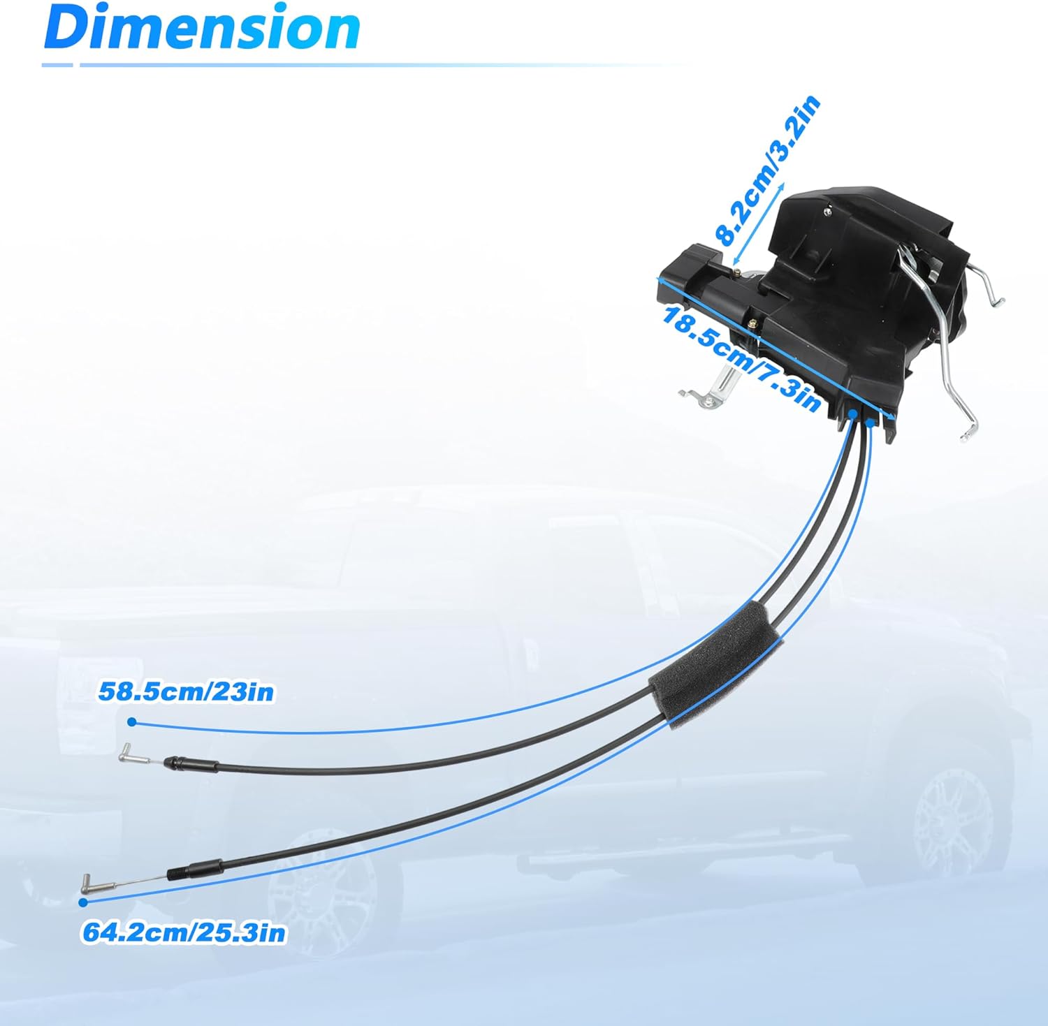 Front Right Power Door Latch Lock Actuator for Toyota Sequoia 2001-2007 for Toyota Tundra Double Cab 2005-2006 Front Passenger Side Door Lock Actuator Motor 690300C020/690300C021