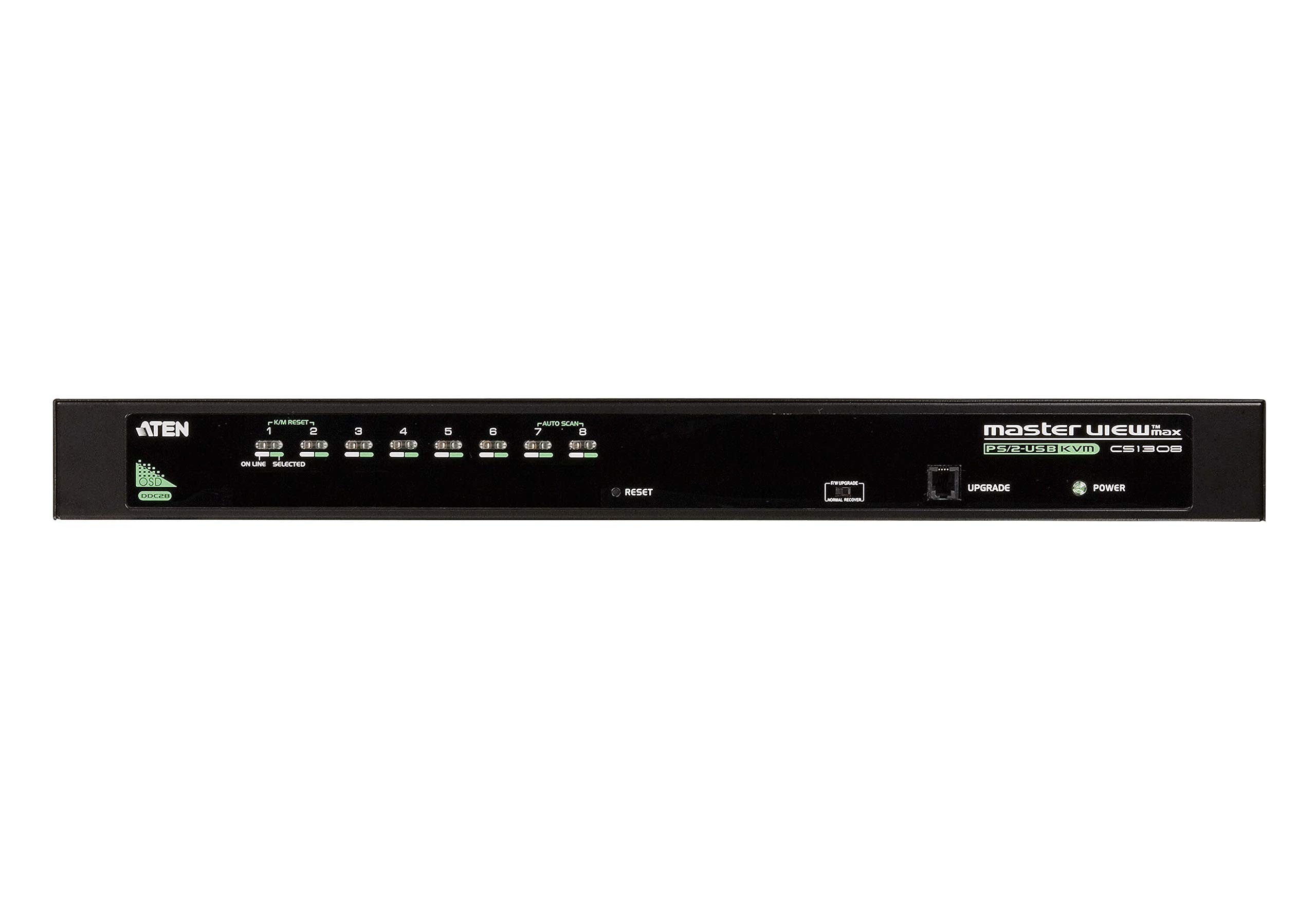 Aten CS1308 switch per keyboard-video-mouse (kvm) Montaggio rack Nero