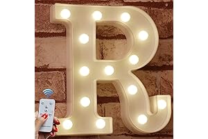 Marquee Alphabet Letter Lights with Remote Control for Home Decor