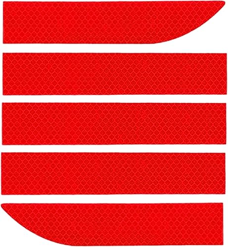 Miniatura 3 de Adhesivo reflectante para parachoques trasero de automóvil, tiras reflectantes para maletero de automóvil, cintas de advertencia de visibilidad