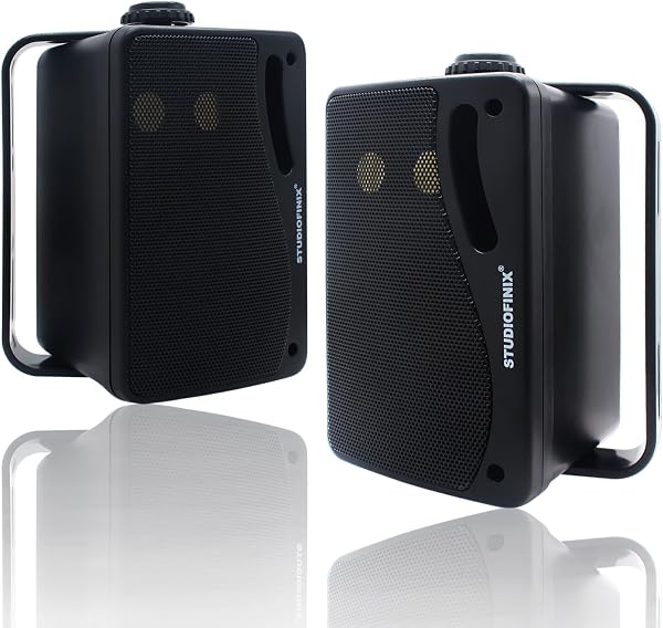 STUDIOFINIX Altoparlanti Bluetooth da 3,5 pollici a 3 vie