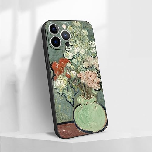 Miniatura 7 de Funda floral para iPhone 13 Pro Max, funda de pintura de iris botábico vintage para niñas y mujeres, funda protectora delgada para iPhone 13 Pro Max
