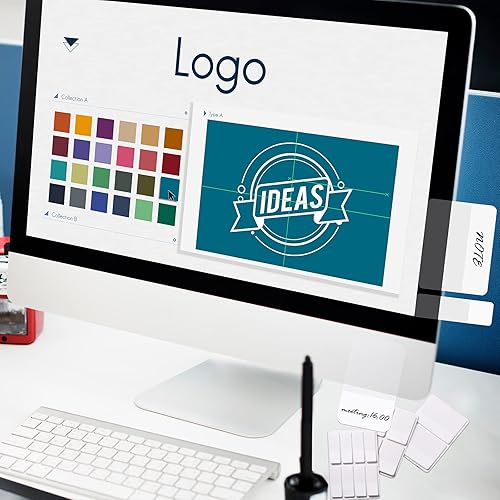 Miniatura 6 de 1360 pestañas adhesivas de índice, pestañas de índice de 2 pulgadas, 1 pulgada, 0.5 pulgadas, marcadores de página, banderas de archivo para