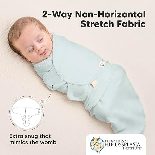 Vista 68 de Paquete de 3 mantas orgánicas para dormir para bebé, para recién nacido, envolturas ergonómicas para bebés de 0 a 3 meses, sacos para dormir, Abc