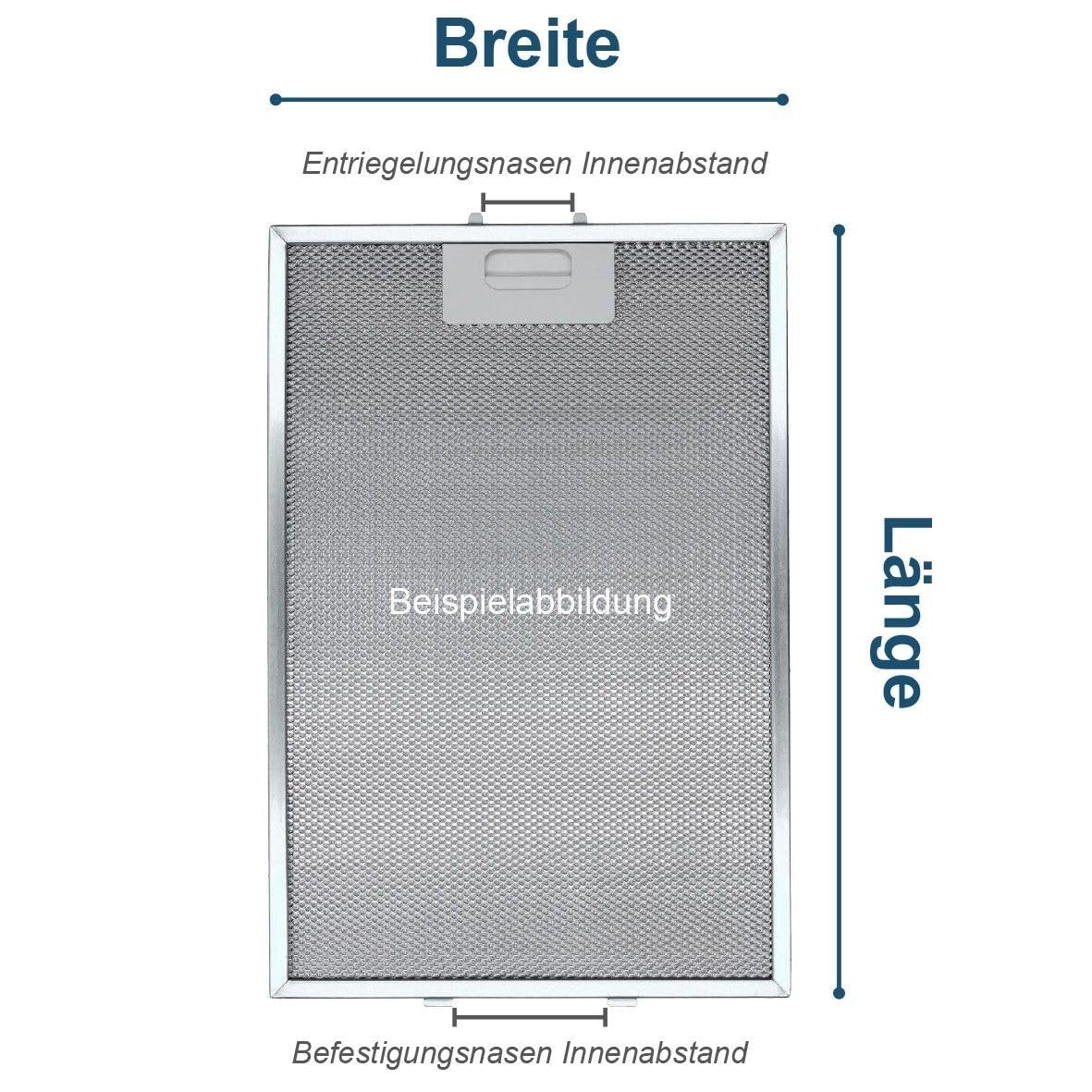 easyPART passend für Electrolux 5026384900/7 Metallgitterfilter Fettfilter | Rechteckig 510x160mm Dunstabzugshaube 50263849007, 50242724008, 8996600126966, Metallfettfilter