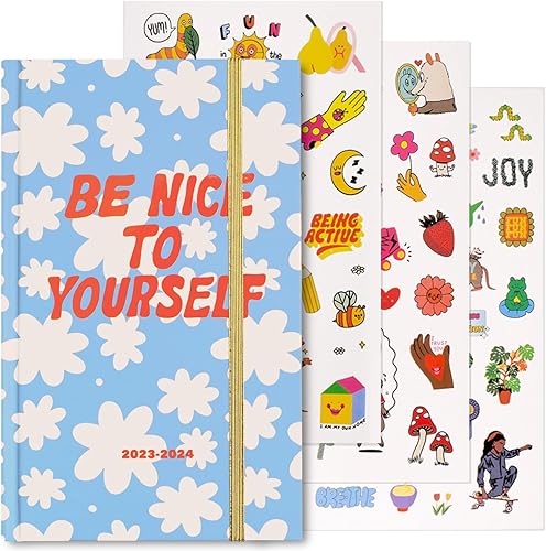 ban.do Agenda diaria 2023-2024, agenda semanal clásica de agosto de 2023 a diciembre de 2024, diario de cuidado personal, agenda de tapa dura con disponible en Yaxa Colombia