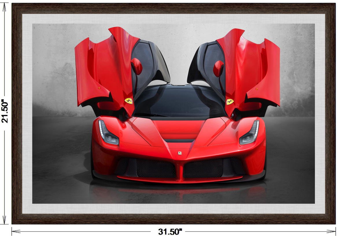 Amazon.co.jp: Ferrariフェラーリ・ラフェラーリ( 2013 )フレーム入り