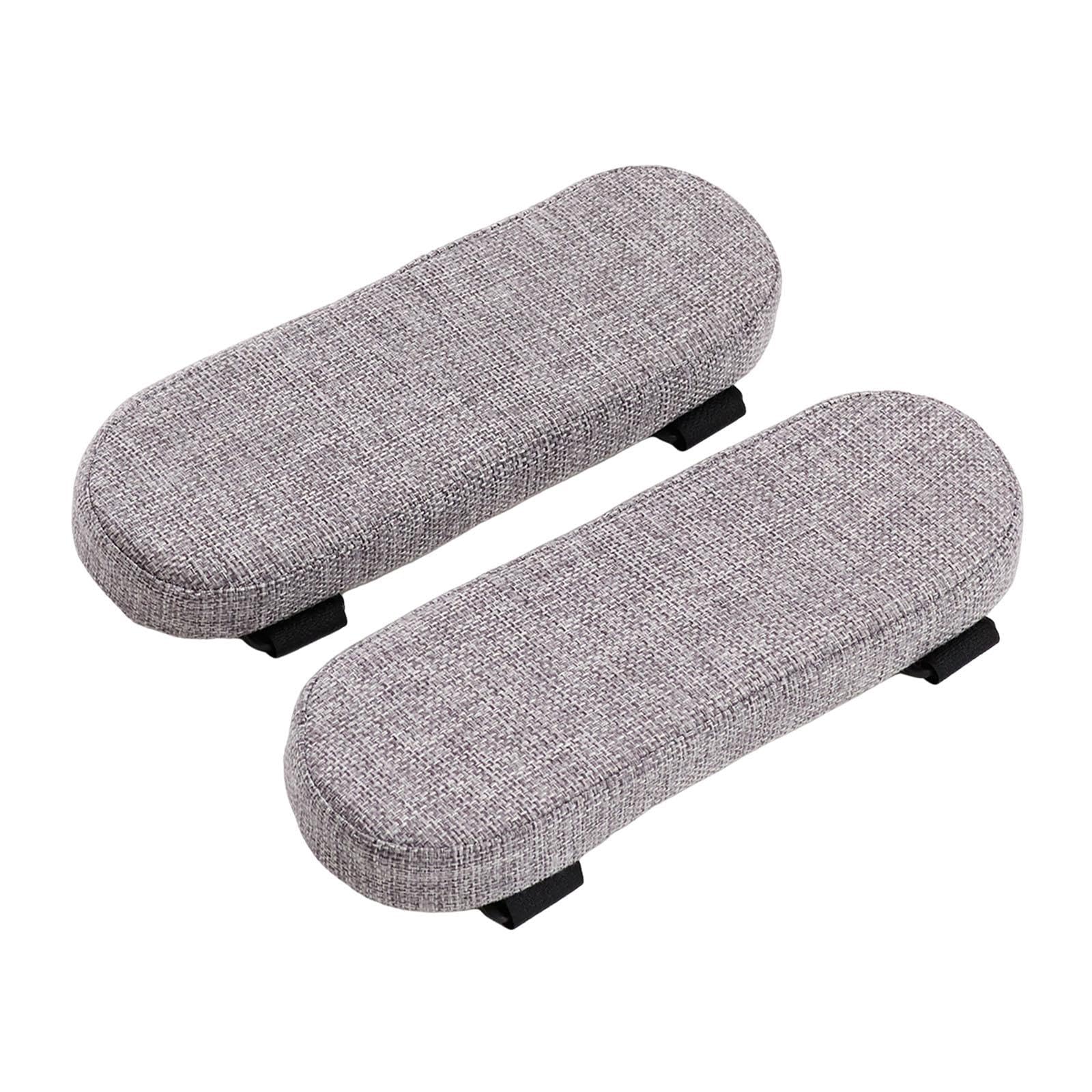 Oreillers d'accoudoir de chaise gris au soutien ergonomique supérieur