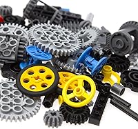 Vista 5 de 116pcs Technic Parts - Engranajes, eje, pasador, conector, ruedas, cadena de eslabones, estante de engranajes, volante, casquillo, gancho, bola