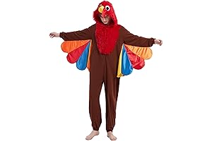 Turkey Onesie Costume for Adults: The Perfect Thanksgiving PJs