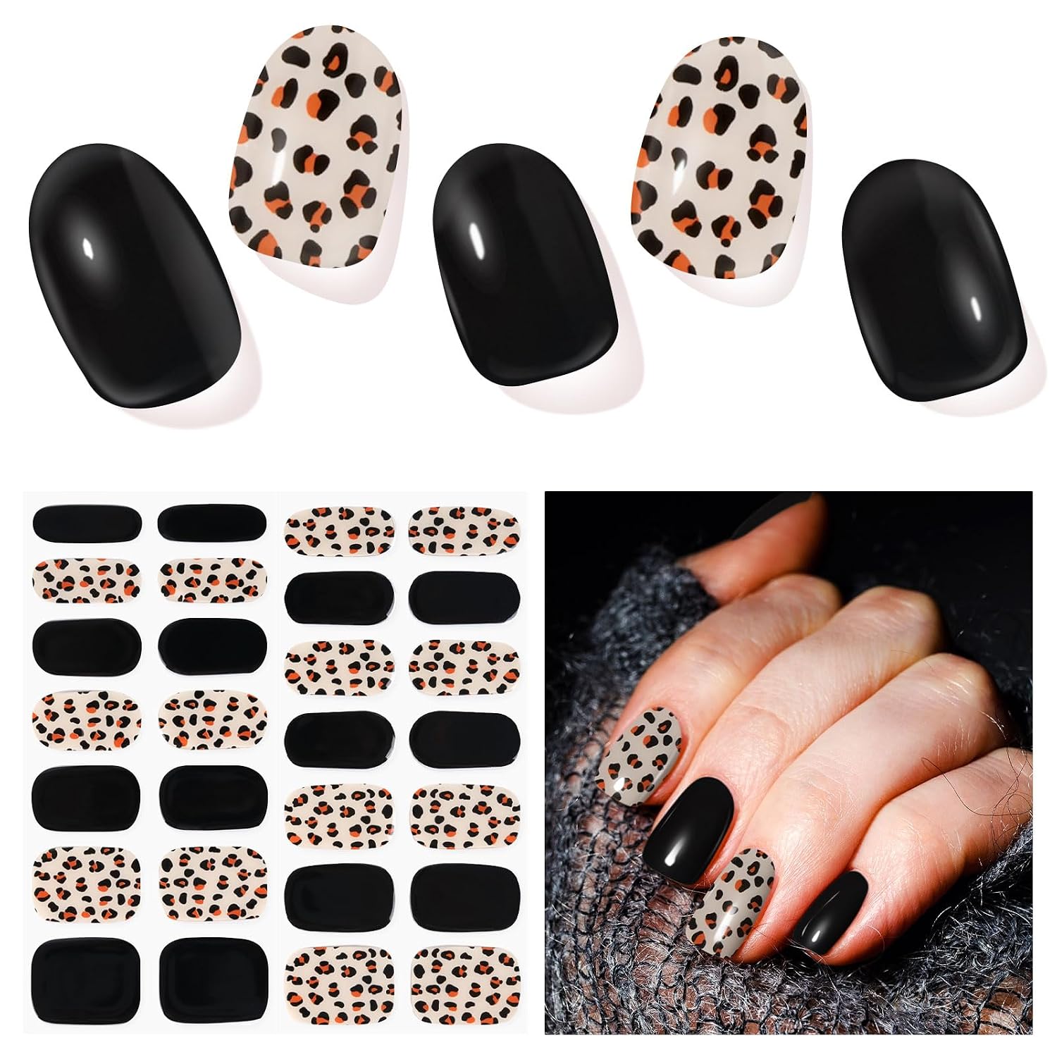 Semi Cured Gel Nail Strips - Easy Home DIY Nails