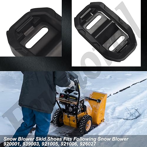 Miniatura 3 de 72603100 Kit de zapatas de nieve con accesorios de montaje compatible con sopladores de nieve Ari-ens 939003, 920001, 921005, 921006, 926027