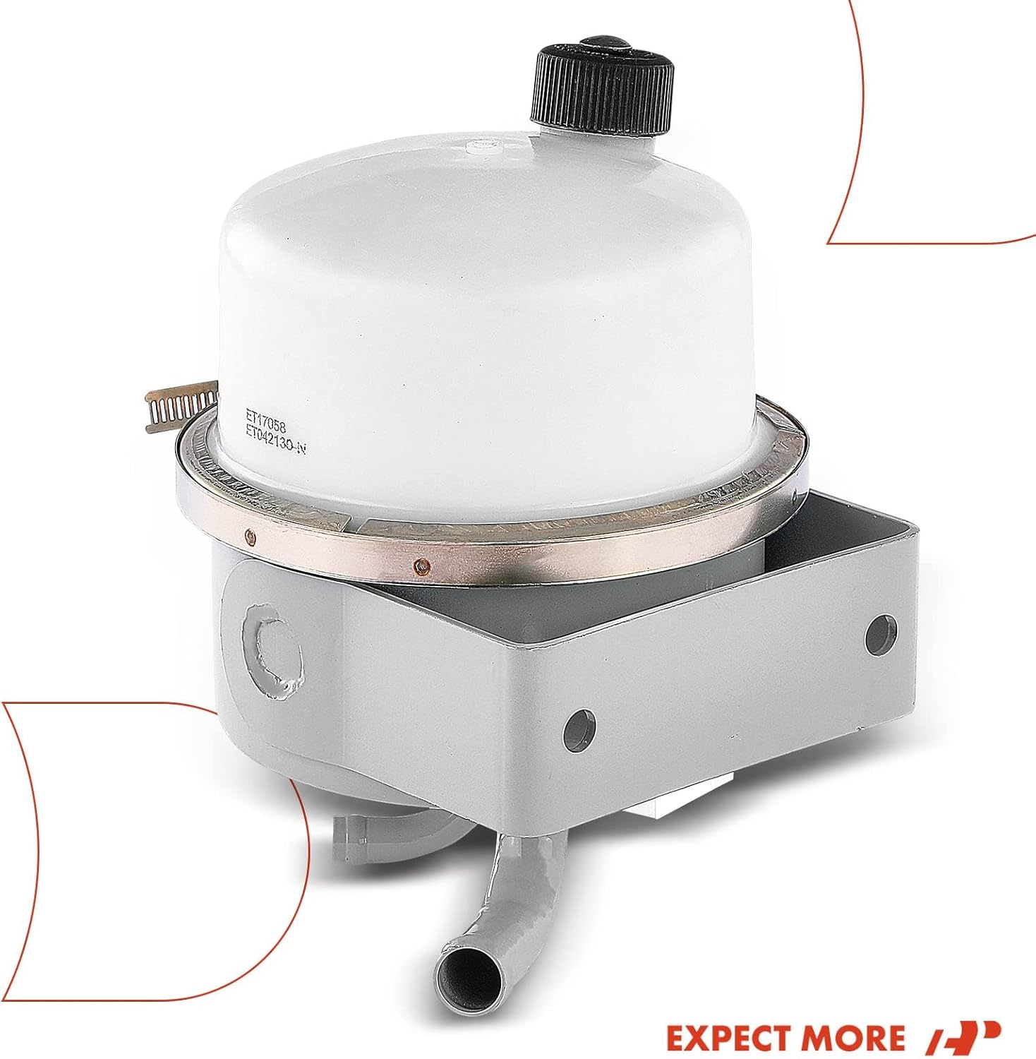 A-Premium Engine Coolant Overflow Recovery Reservoir Tank [W/Cap] Compatible with Freightliner Century Class 2001-2011, Columbia 2001-2014, Coronado 2010-2014 - Replace # 14-17058-000, 1417058000