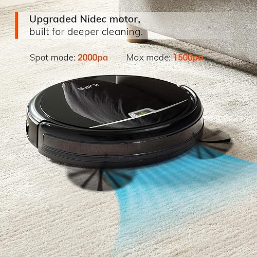 Miniatura 8 de ILIFE Combo robot de aspiradora y trapeador, V3s Pro actualizado, compatible con WiFi de 2.4 GHzAlexaGoogle, 120 minutos, 3000 Pa, aspiradora