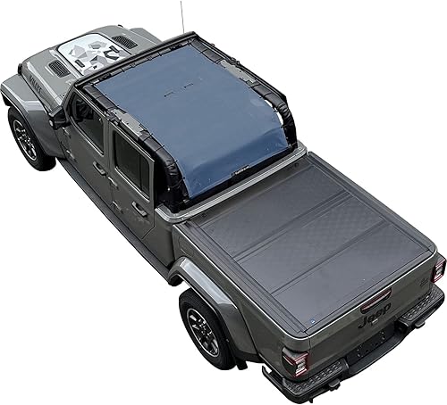 Miniatura 57 de Shadeidea - Parasol para capota de automóvil, parte delantera y trasera, funda de malla de color gris, bloqueador ultravioleta con bolsa