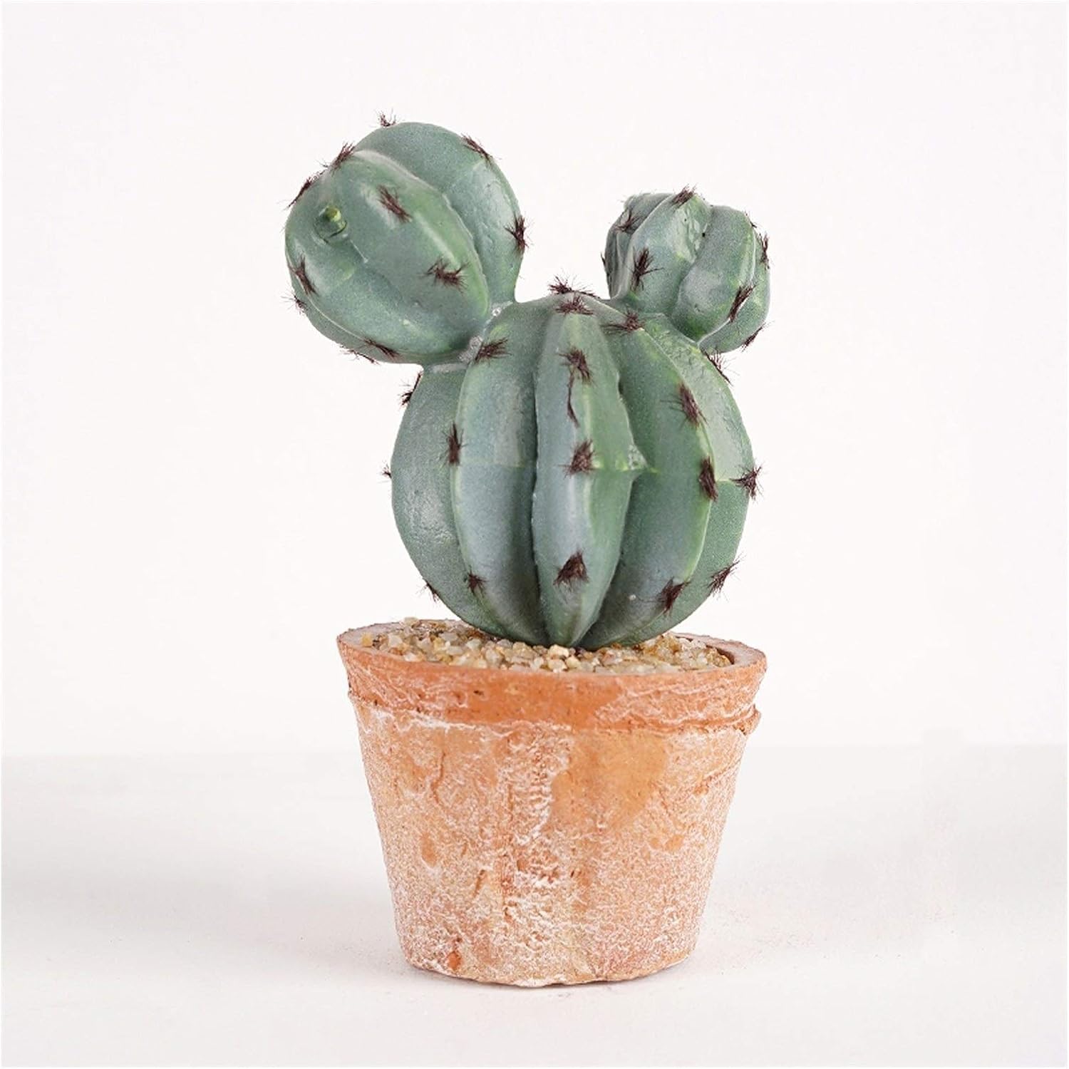 Fake Potted Plants Artificial Fake Cactus Decor Indoor Small Faux
