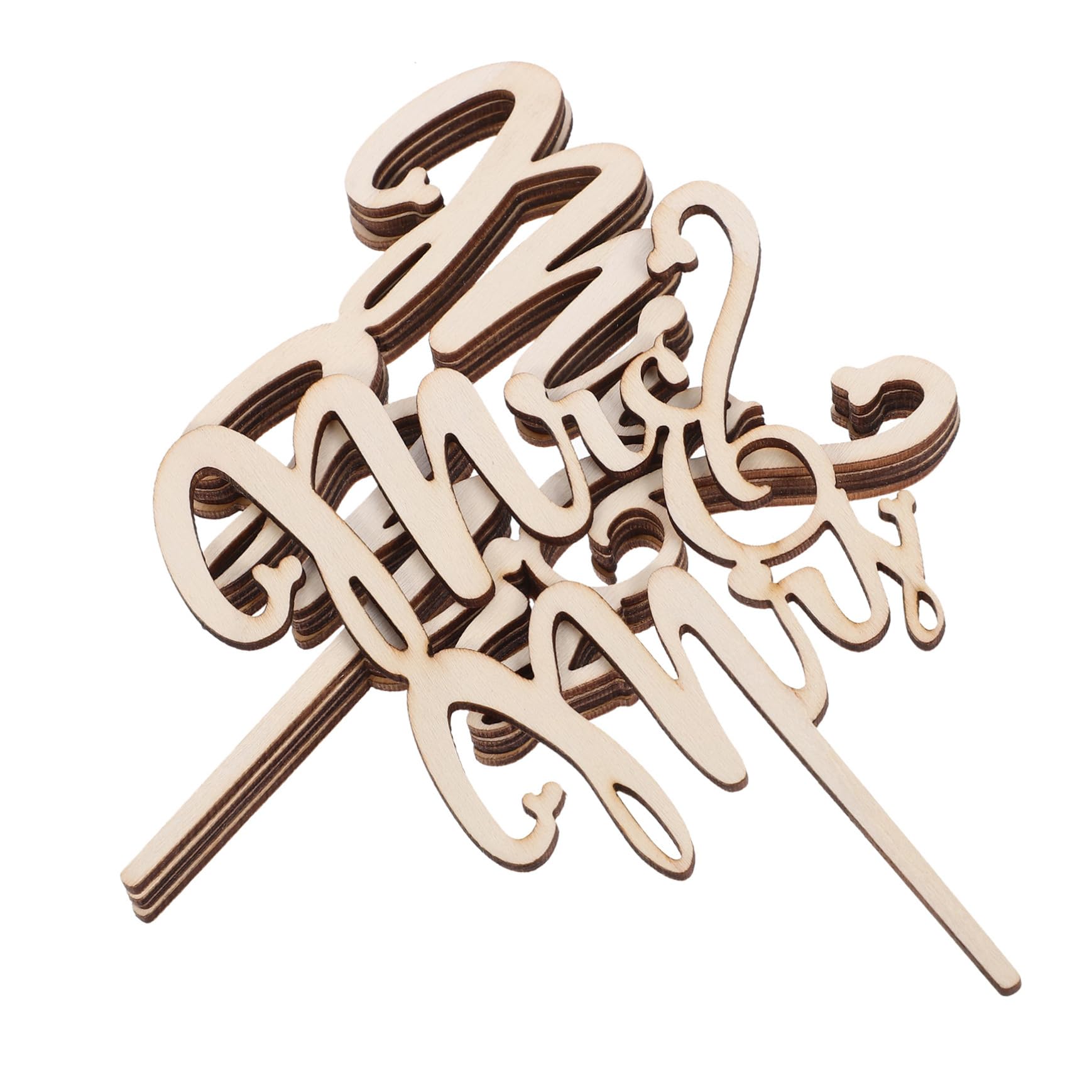 Alipis 20pezzi Decorazione per Nuziali Sposi Cake Topper per Matrimoni Mr Mrs per Celebrazioni Speciali