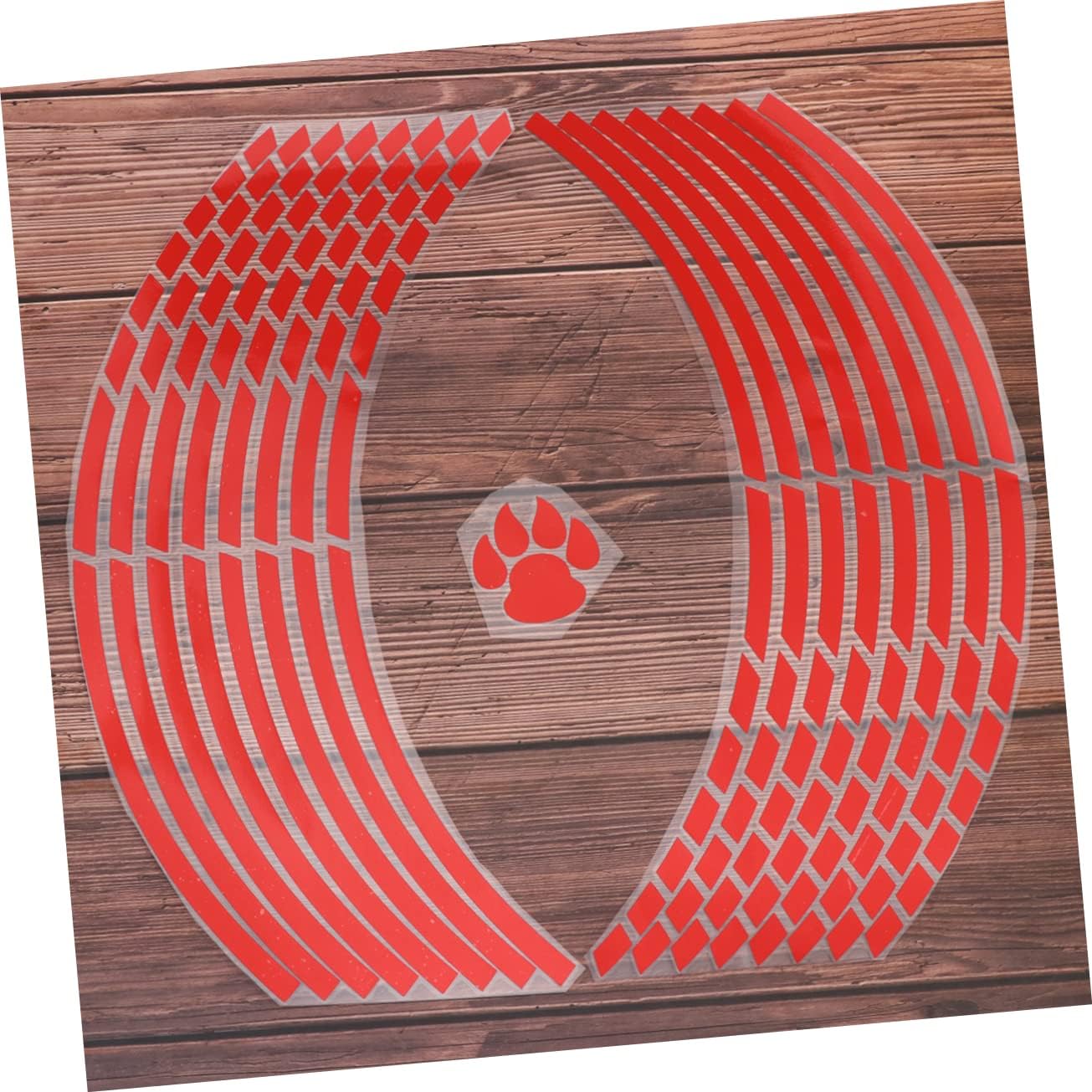 Motorcycle Wheel Rim Sticker Decal Set 2pcs Reflective Wheel decals Stylish Accessory for Bike Enthusiasts