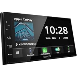 Radio Coche Pantalla Tactil Pantalla Táctil de 6.8 con Radio y GPS - Receptor Multimedia DMX5020DABS para Coche con Bluetooth, Antena Dab+, Sintonizador Am/FM, Micrófono Manos Libres, 2 DIN y Ecualizador - Autoradio Kenwood