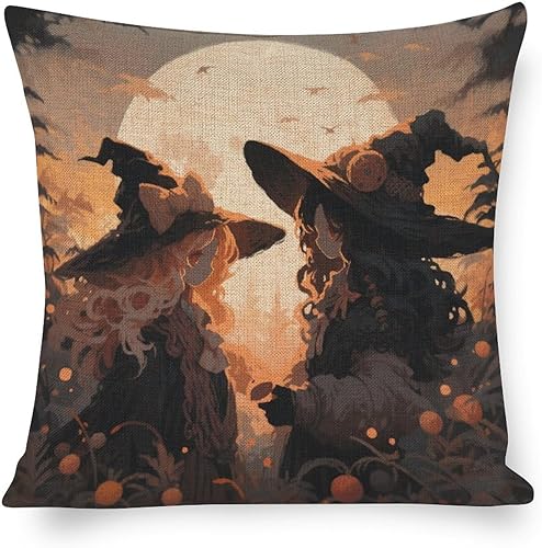 Miniatura 8 de Fundas de almohada decorativas con diseño de calabaza blanca en acuarela para sofá, muebles de patio, decoración del hogar, 16 x 16 pulgadas