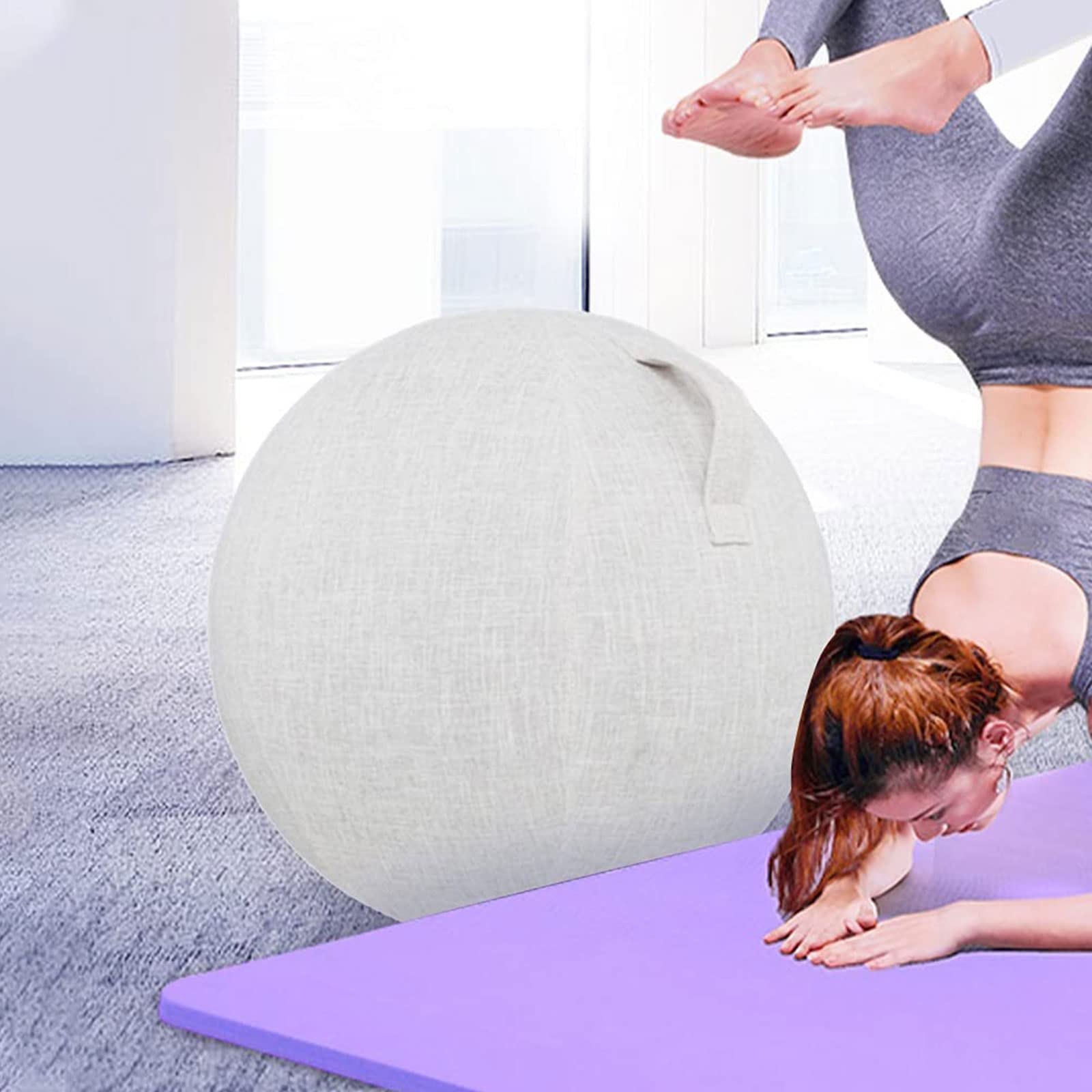 Silla Pelota Equilibrio Oficina Casa Pelota De Yoga Con Cubierta De ...