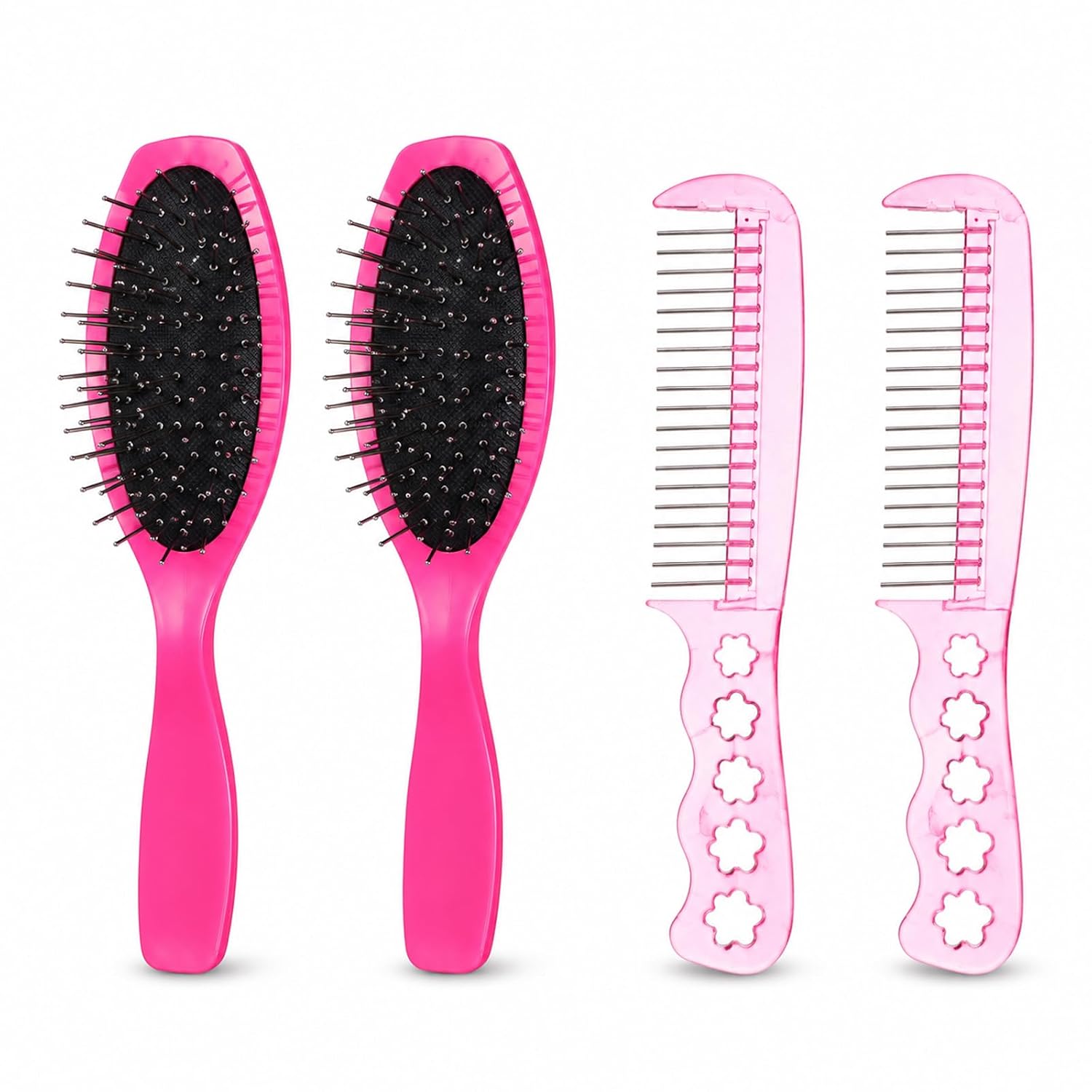 Wire Brush Set for Hair Extensions & Wigs - Detangling Comb