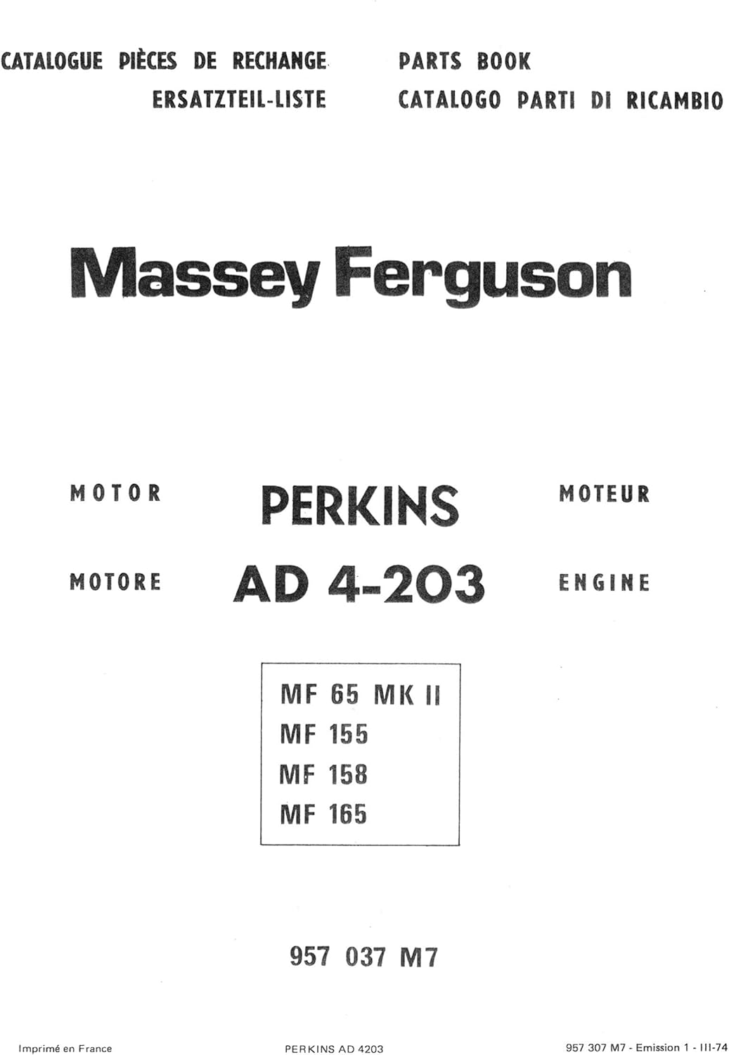 Massey Ferguson Tractor Parts List Reviewmotors.co