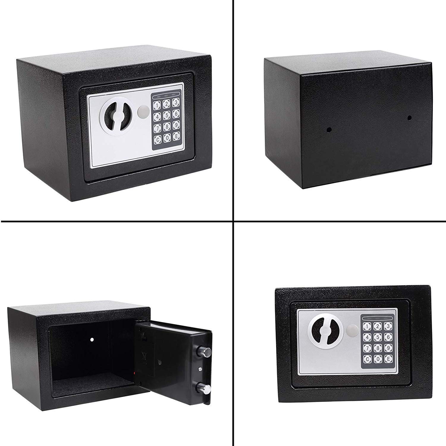 BESTOTTAM Digital safe with electonic keypad locker for Home 07 litres BLACK 1