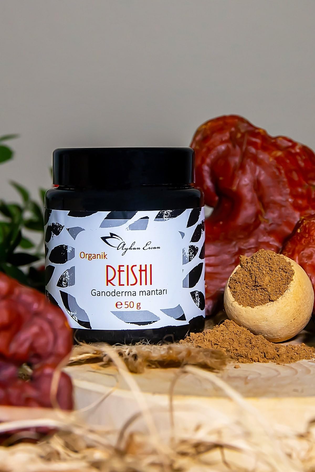Ayhan Ercan Organik Reishi Ganoderma Mantarı Tozu 50 G